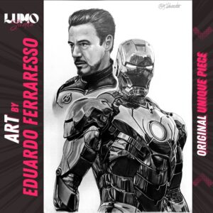 Tony Stark - Iron Man (11"x17") by Eduardo Ferraresso - Lumo Studio Original Comic Art